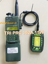 TRI AN/PRC-152A 15W MULTIBAND MBITR RADIO & KDU Display Keyboard Unit--One Set
