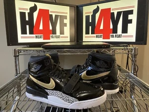 Jordan Legacy 312 negro/dorado talla 12 - Imagen 1 de 14