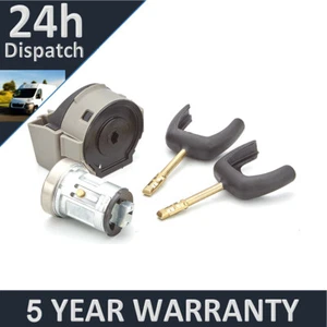 Ignition Switch Lock Barrel Kit + 2 Keys For Ford Fiesta Focus Transit 1998-2017 - Picture 1 of 1