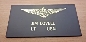JIM LOVELL Apollo 13 NASA Patch Abzeichen Leder LT USN 10x5cm NEU - Bild 1 von 2