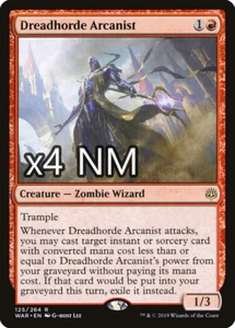 4x Dreadhorde Arcanist (125/330) War of the Spark NM MTG Magic the Gathering - Picture 1 of 1