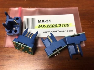 4 x Toner Reset Chip for Sharp MX-2600N, MX-3100N Printer (MX-31) " NT " USA - Picture 1 of 3