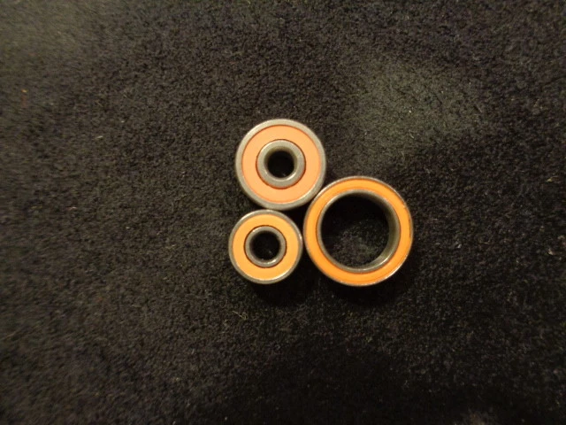 Hybrid Ceramic Bearings ABEC-7 Orange 3x10x4; 8x12x3.5; 3x8x4 Fits Diawa Tatula