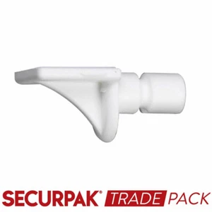 Securpak Trade Pack Shelf Support Plug Type White 40 Pack - Picture 1 of 1