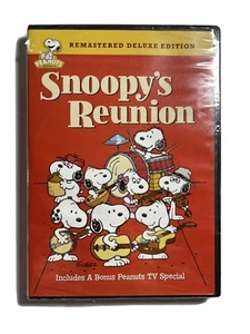 SNOOPY'S REUNION DVD Remastered Deluxe Edition PEANUTS Charles Schulz NEW SEALED - Imagen 1 de 3