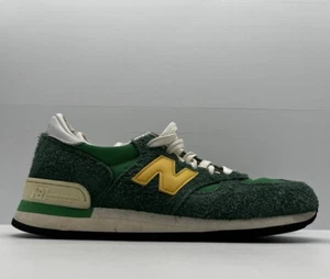 New Balance 990 Sneakers Made In USA Shoes in Green Yellow Mens US 11 Lace Up - Picture 1 of 12