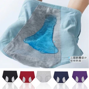 5pcs Leakproof Underwear for Women Incontinence,Leak Proof Protective Pants New - Picture 1 of 8