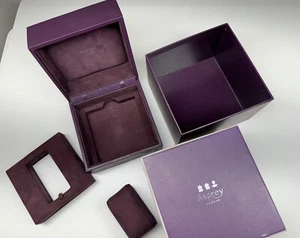asprey london watch box & outer box - Picture 1 of 12