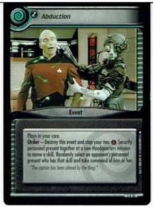 STAR TREK CCG 2E CALL TO ARMS RARE CARD ENTFÜHRUNG 3R34 ex - Bild 1 von 1