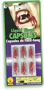 Vampire Fake Blood Capsules with Realistic Blood - Picture 1 of 1