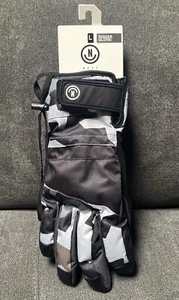 Neff Digger Gloves - NWT Mens Size Large Black / Camo Style 18FV7202 - Picture 1 of 13