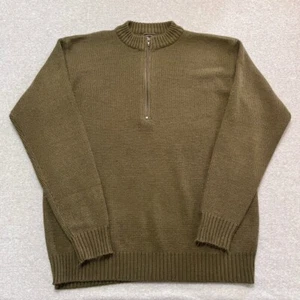 Mil Tec Sturm Pullover Herren 3XL Grün Pulli Langarm 1/4 Reißverschluss - Bild 1 von 10
