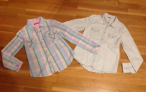 2 x Mädchen Langarm Shirt Hemd 152 Primarkt - Bild 1 von 6
