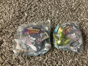 Set of 2 The Simpsons Creepy Classics Homer and Kodos Vintage Burger King Toys - Picture 1 of 4