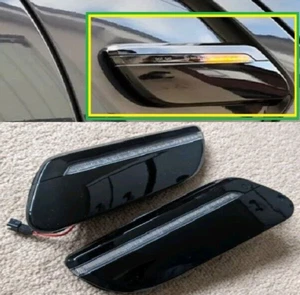 F57 MINI Cooper S JCW LED Dynamic Sequential Flowing Indicators LCI 2 Clear - Picture 1 of 5