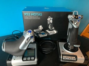 Saitek Pro x52 hortas Logitech - throttle and Joystick - Photo 1/5