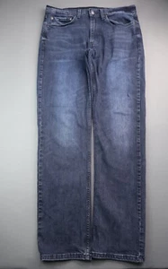 Herren Levi's 514 Jeans Straight Fit Stretch Dark Distressed Gr. 34x34 (Msr 34x32) - Bild 1 von 10