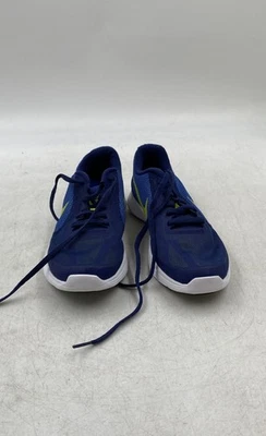 Nike Jungen Revolution 3 Blau Schnürschuhe Low Top Tennis Sneaker Schuhe Größe US 4,5Y - Bild 1 von 4
