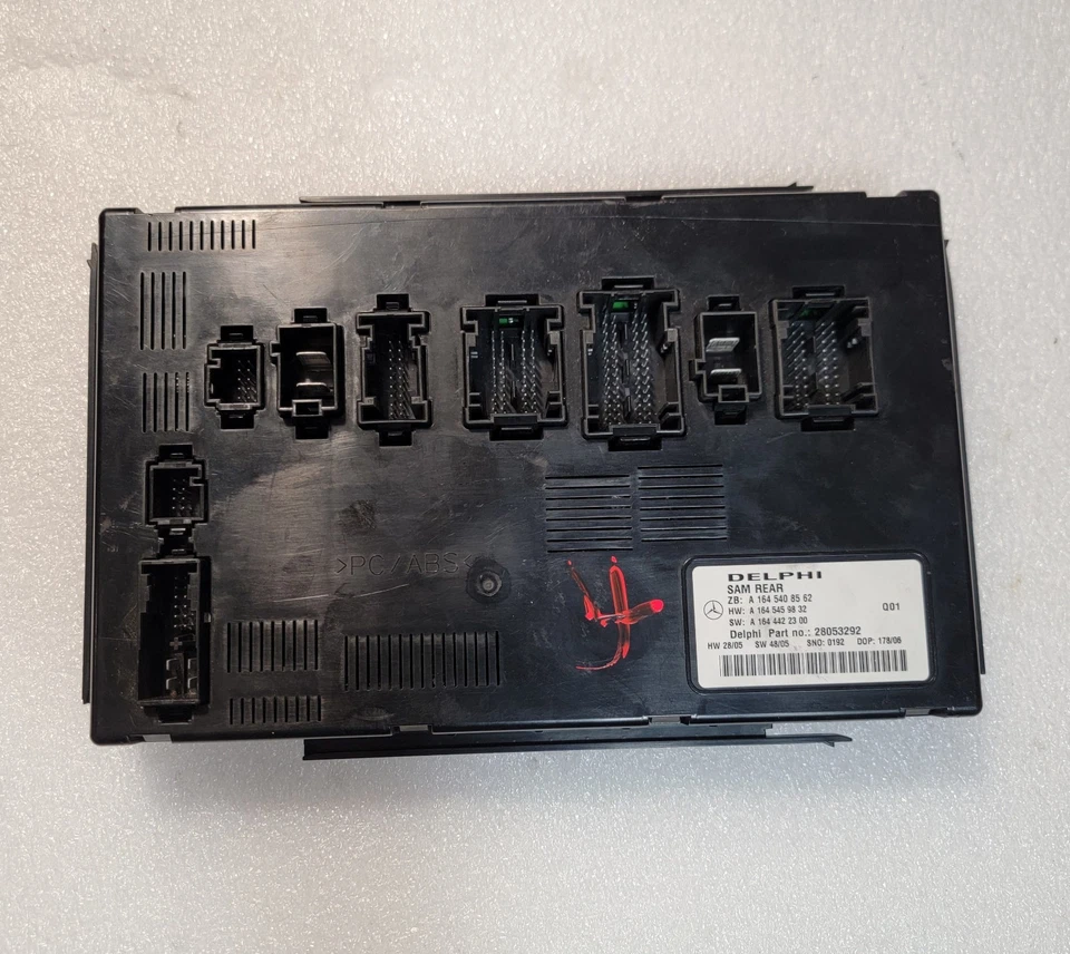 2006-2012 Mercedes Benz W164 ML350 R350 Rear Sam Control Module A 164 540 85 62 - Image 1 of 4