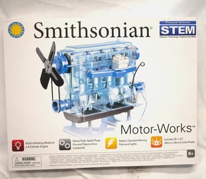 Nuevo1 Kit Modelo Motorizado Iluminado 4 Cilindros Smithsonian STEM Funcionamiento - Imagen 1 de 6
