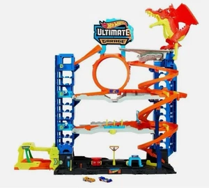 Hot Wheels City Ultimate Garage Playset with 2 Die-Cast Cars Storage for 50+ CAR - Picture 1 of 5