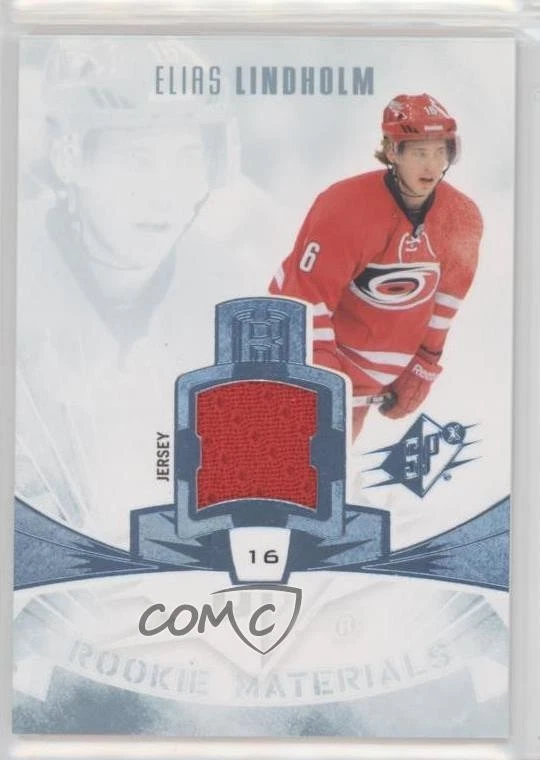 2013-14 SPx Rookie Materials Elias Lindholm #RM-EL RC - Image 1 of 2