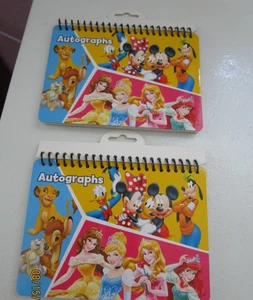 Neu Disney Mickey Prinzessin König der Löwen & Mickey Autogramm Bücher 2 5,5 mal 4 Zoll - Bild 1 von 3