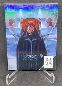 SITH ARRIVAL 2024 Topps Chrome Star Wars Galaxy ART OF DARTH MAUL CARDEL - Picture 1 of 2