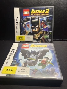 Nintendo DS Lego Batman & 2 The Video Game Complete FREE TRACKED POSTAGE - Picture 1 of 6