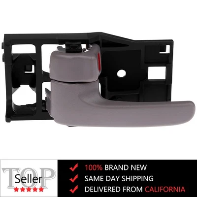 Manija de puerta gris interior izquierda del lado del conductor para Toyota Sequoia 2001-2007 Foto 1 de 4