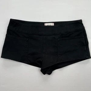 NWT BDG Micro Shorts Women's Size 4 Low Rise Black Cutoffs Cotton - Picture 1 of 6