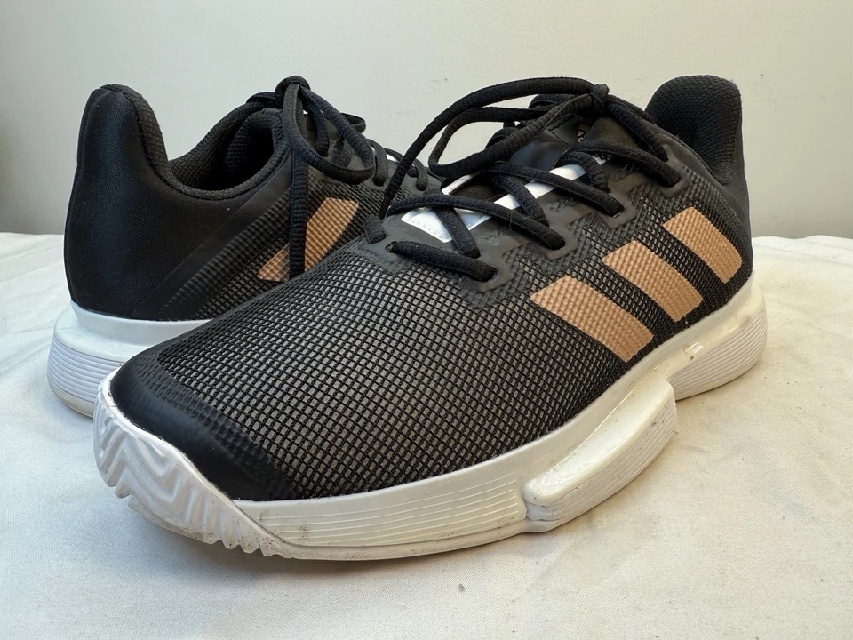 Zapatillas Tenis ADIDAS Suela Cancha Negras Zapatos MUJER 8.5 40 2/3 Foto 1 de 4