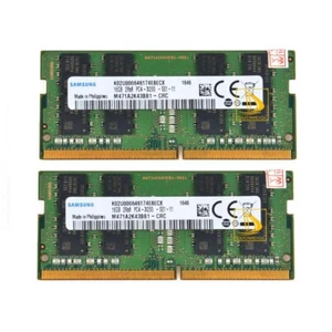 Samsung 2x16GB 2RX8 DDR4 3200AA PC4-3200Mhz SODIMM 260 pin Laptop Memory RAM - Picture 1 of 1