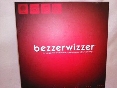 Bezzerwizzer Board Game 2006 Trivia Board Game Tactics Trickery 3000 Questions  - Image 1 of 4