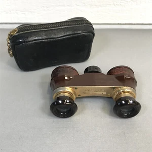 1930s Airguide 44A Opera Sport Glasses Bird Watching Binoculars W/ Case - Picture 1 of 9