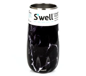 S'well 280995 Stainless Steel Champagne Flute - 6 Fl Oz - Black Marble - Bild 1 von 1