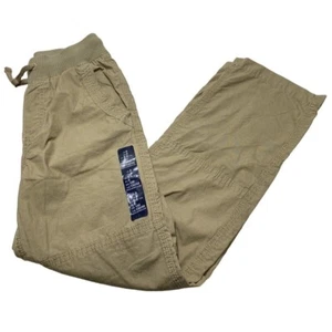 Gap Kids Boys Drawstring Tan Khaki Cargo Pants Size 8 New Brand New - Picture 1 of 11