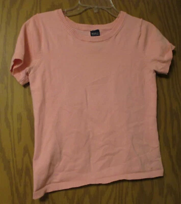 Top suéter manga corta Basic Editions - rosa (pequeño) Foto 1 de 4