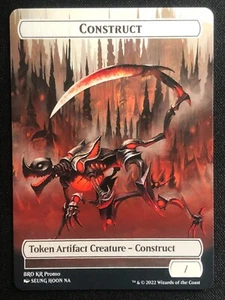 SEUNG HOON NA Construct Token (Right) MTG BRO KR Brother's War Korean Box Promo - Picture 1 of 2