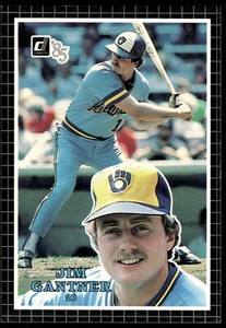 1985 Donruss Action All-Stars Jim Gantner Milwaukee Brewers #2
