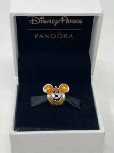 Disney Parks Halloween Pumpkin Mickey Mouse Double Sided Pandora Charm Boo 2021 - Picture 1 of 4