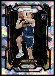 2023-24 Panini Prizm #171 Hunter Tyson Prizms Ice Denver Nuggets - Picture 1 of 2