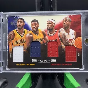 2013-14 Panini Court Kings George Hibbert James Wade 2on2 Patch /99 - Picture 1 of 6