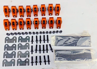 OLDSMOBILE CAST IRON HEADS ALUMINUM ROLLER ROCKERS KIT 400/425/455 - Image 1 of 4