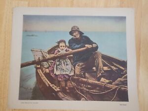 Vintage The Helping Hand By Emile Renouf Poster Print - 9.5" x 12"