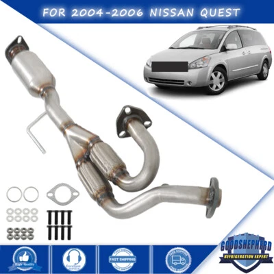 For 2004-2009 Nissan Quest 3.5L V6 Flex Pipe Exhaust Catalytic Converter Y-Pipe Foto 1 de 4