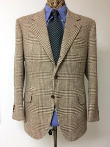 GIACCA UOMO TWEED ALTA SARTORIA TG 48 LANA INTELATA stile caraceni attolini - Foto 1 di 8