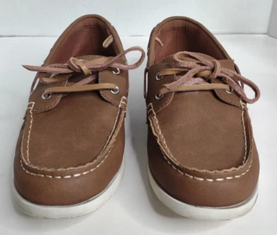 Tênis casual Old Navy masculino barco tamanho 8 bronzeado com cadarço - Imagem 1 de 4