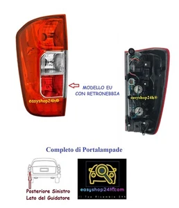 Feu Arriere Gauche Pour Nissan Navara D23 NP300 2015 Phare Lumiere Avec Fils - Imagen 1 de 2
