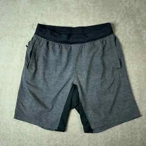 Pantalones Cortos Lululemon Para Hombre Talla Grande L T.H.E. Atlético gris jaspeado sin forro - Imagen 1 de 8